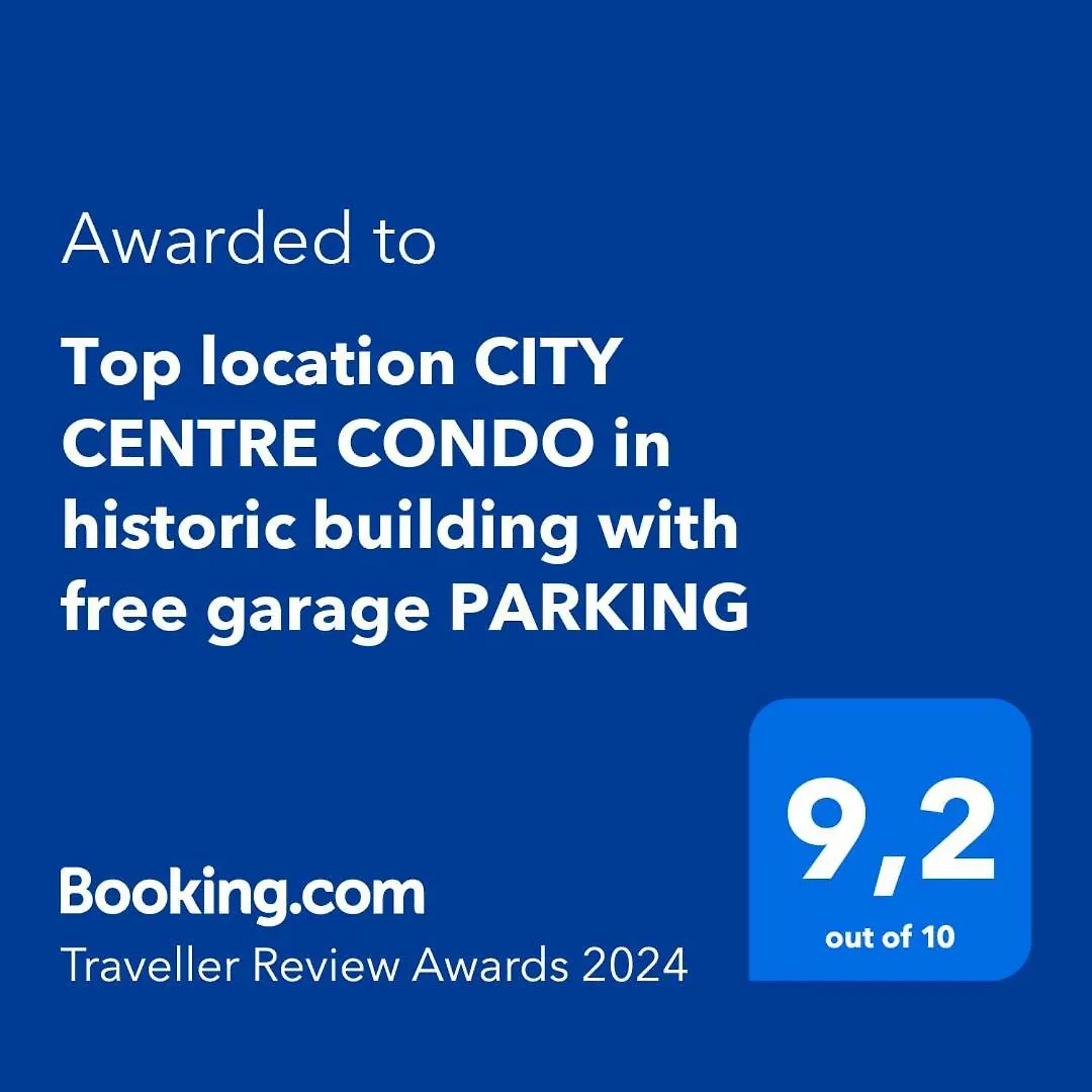 Top Location City Centre Condo In Historic Building With Free Garage Parking Ljubljana Apartment